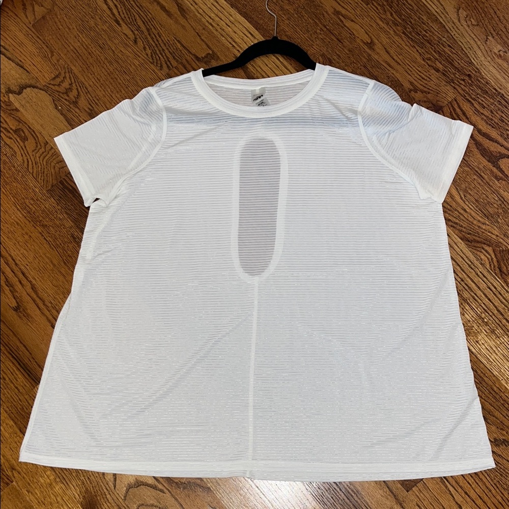 Mono B White Athletic Short Sleeve Tee